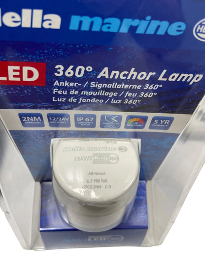 Hella Marine Naviled 360 Navigation/Anchor Lamp for Marine (LED, 2nm)