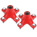 2X Rear Red Wheel Hubs 42410-HC0-000 for Honda Sportrax 400 TRX400EX (1999–2008)