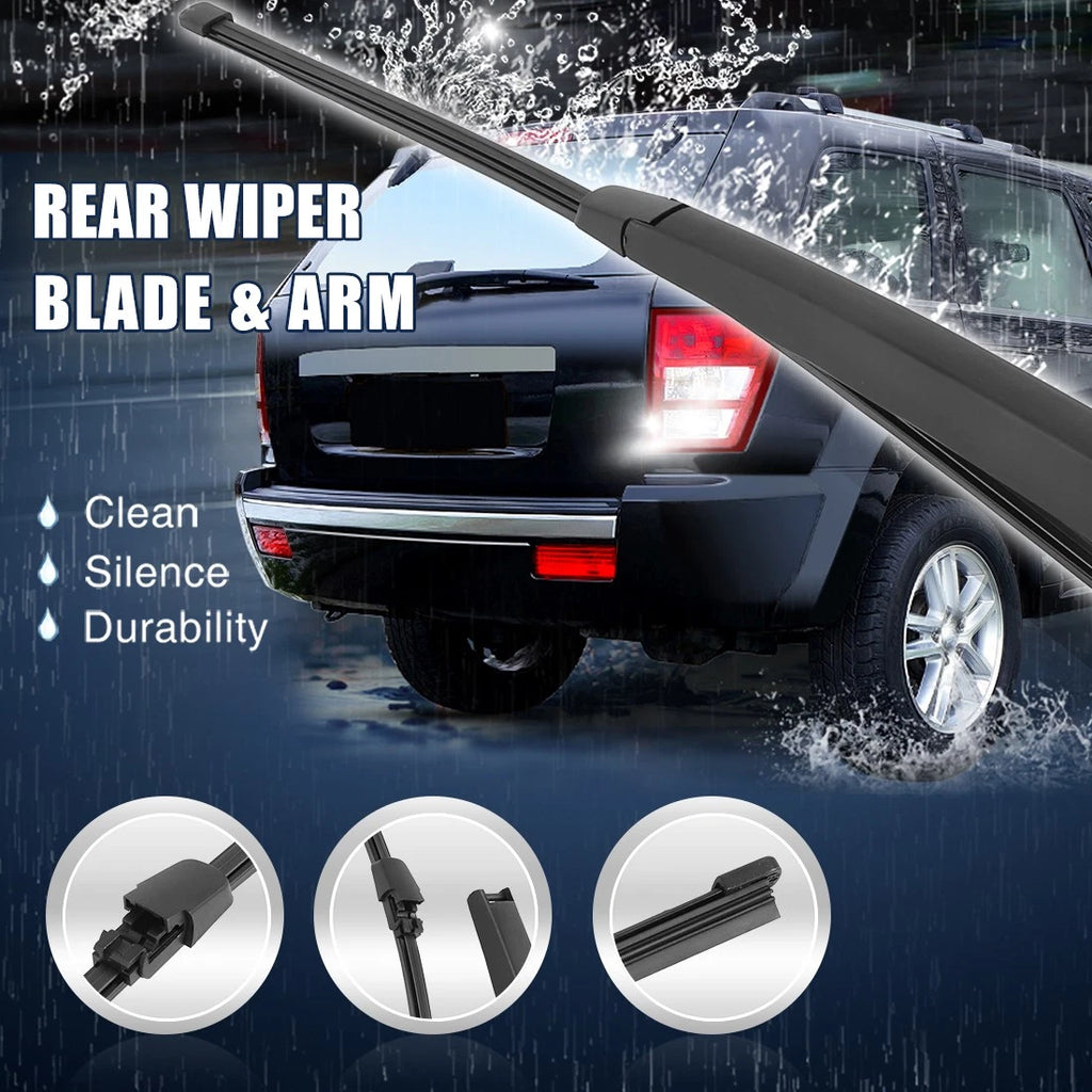 Rear Windshield Wiper Blade Arm Set 405mm Replacement for Volkswagen Multivan (2002–2017)