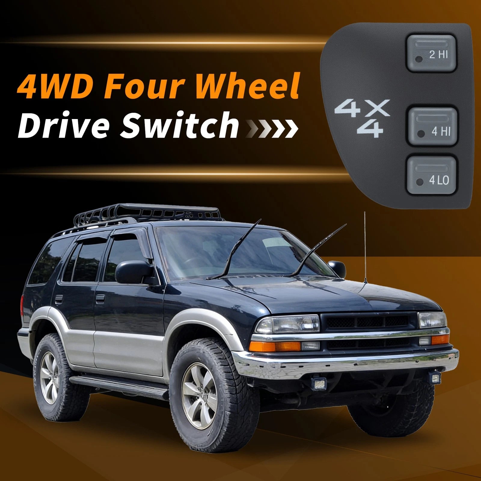 4WD 4x4 Switch Replacement for Chevrolet S10 Pickup for Chevrolet Blazer (1998–2004)