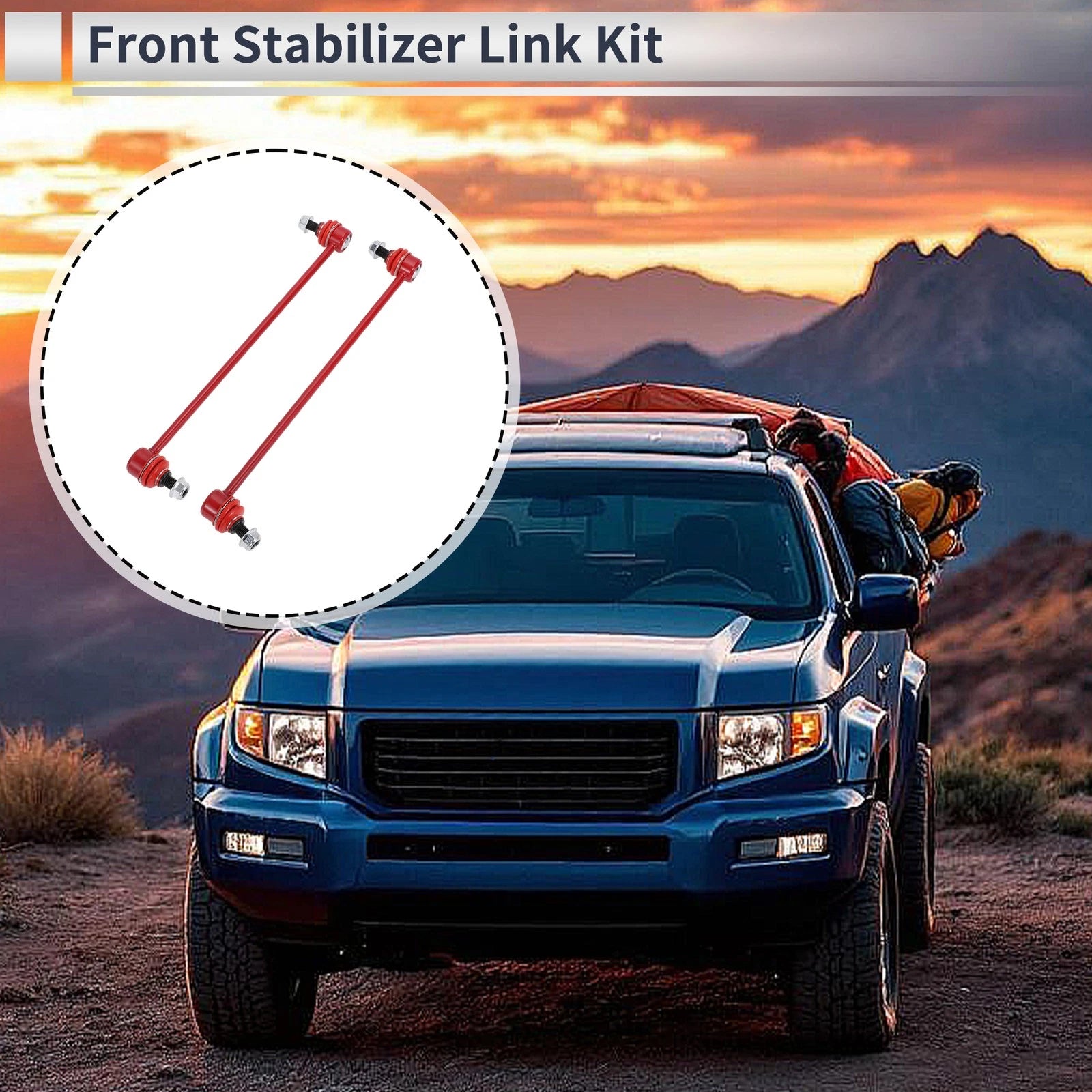 Front Stabilizer Bar Links Replacement for Honda Ridgeline (2006–2014) 2 Pcs