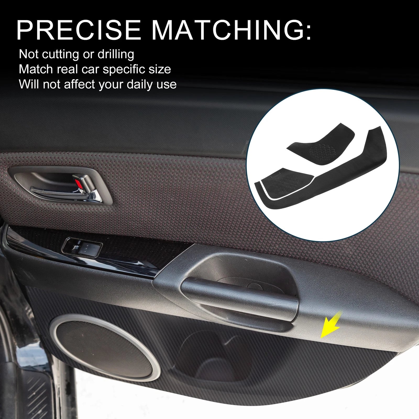Door Kick Guard Set for Mazda CX-5 (2017–2021) Front Rear Protects Side