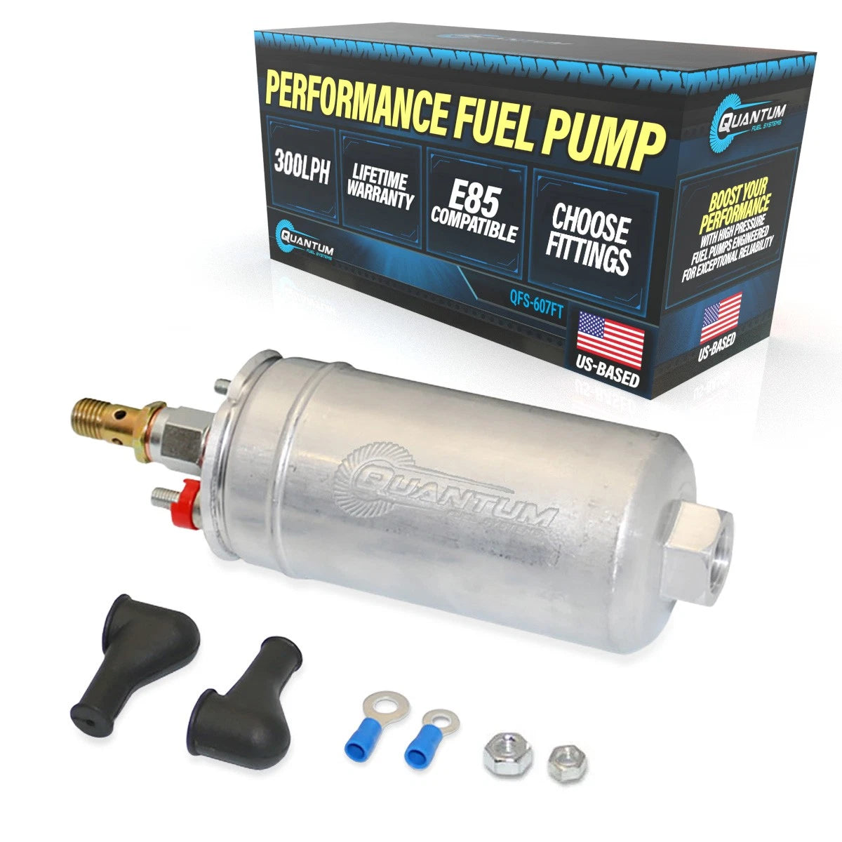Universal External Inline Fuel Pump for Porsche 911 (1990–1998) 580254044 300LPH