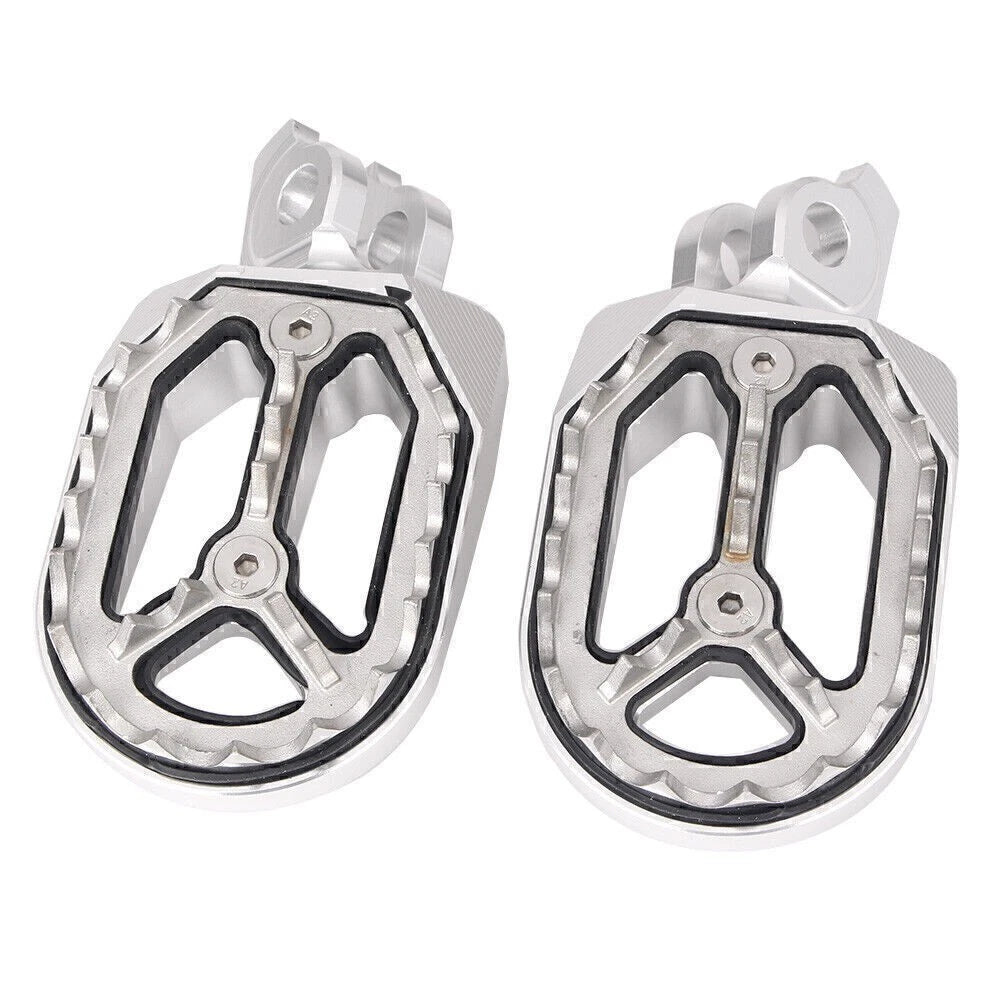 Silver Racing Footpegs for Suzuki RMZ250 RMZ450 (2010–2015)