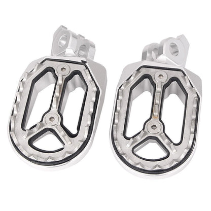 Silver Racing Footpegs for Suzuki RMZ250 RMZ450 (2010–2015)