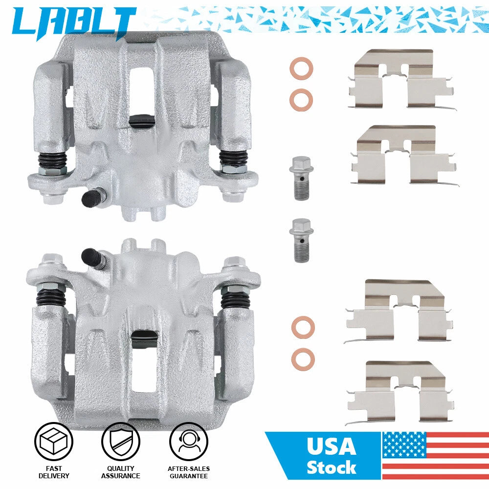 2X Brake Caliper w/ Bracket for Honda Ridgeline (2006–2014) Rear Left & Right