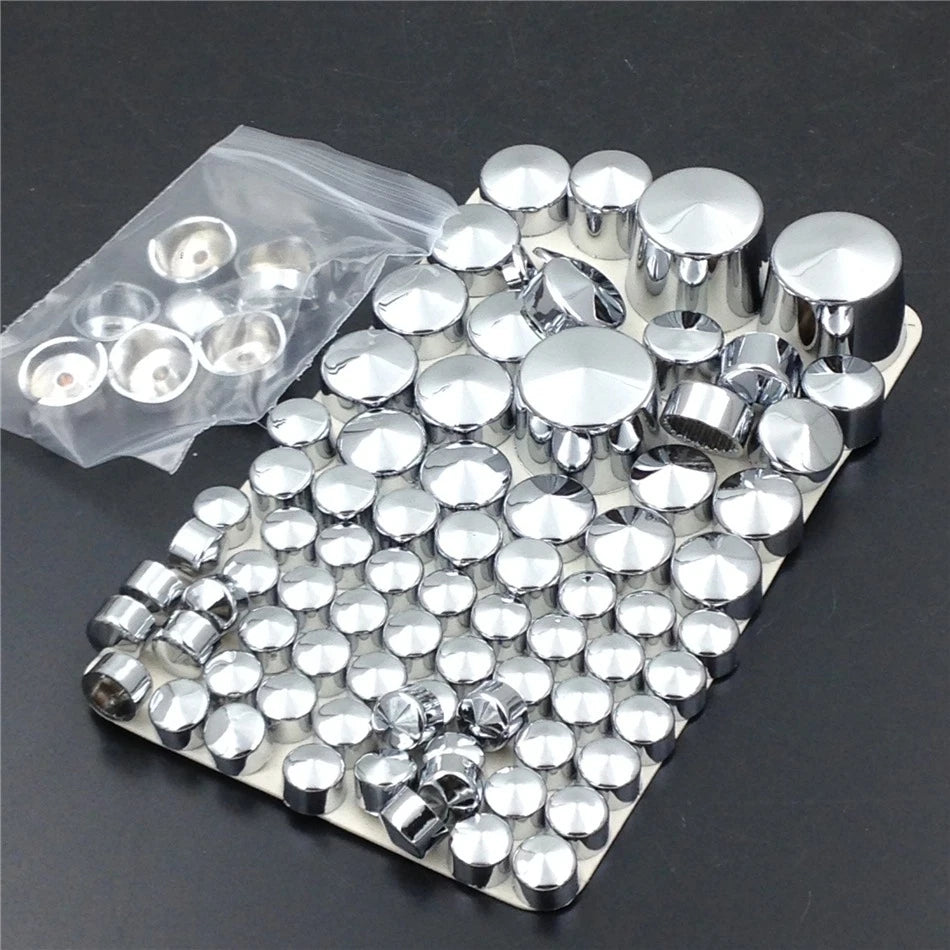 Chrome Bolt Toppers Caps for Harley Davidson Softail Twin Cam (2000–2006)