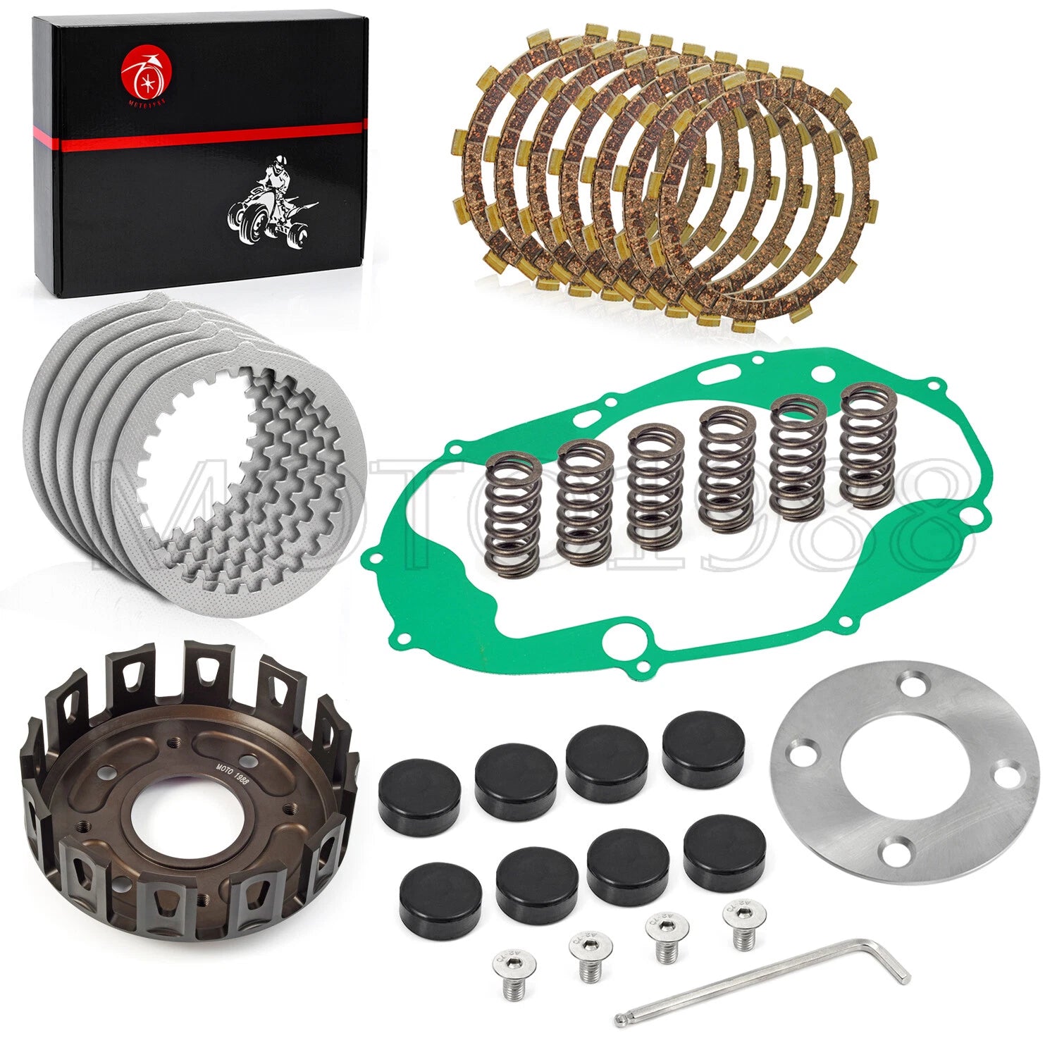 CNC Billet Clutch Basket Kit for Yamaha Banshee YFZ350 (1987–2006)