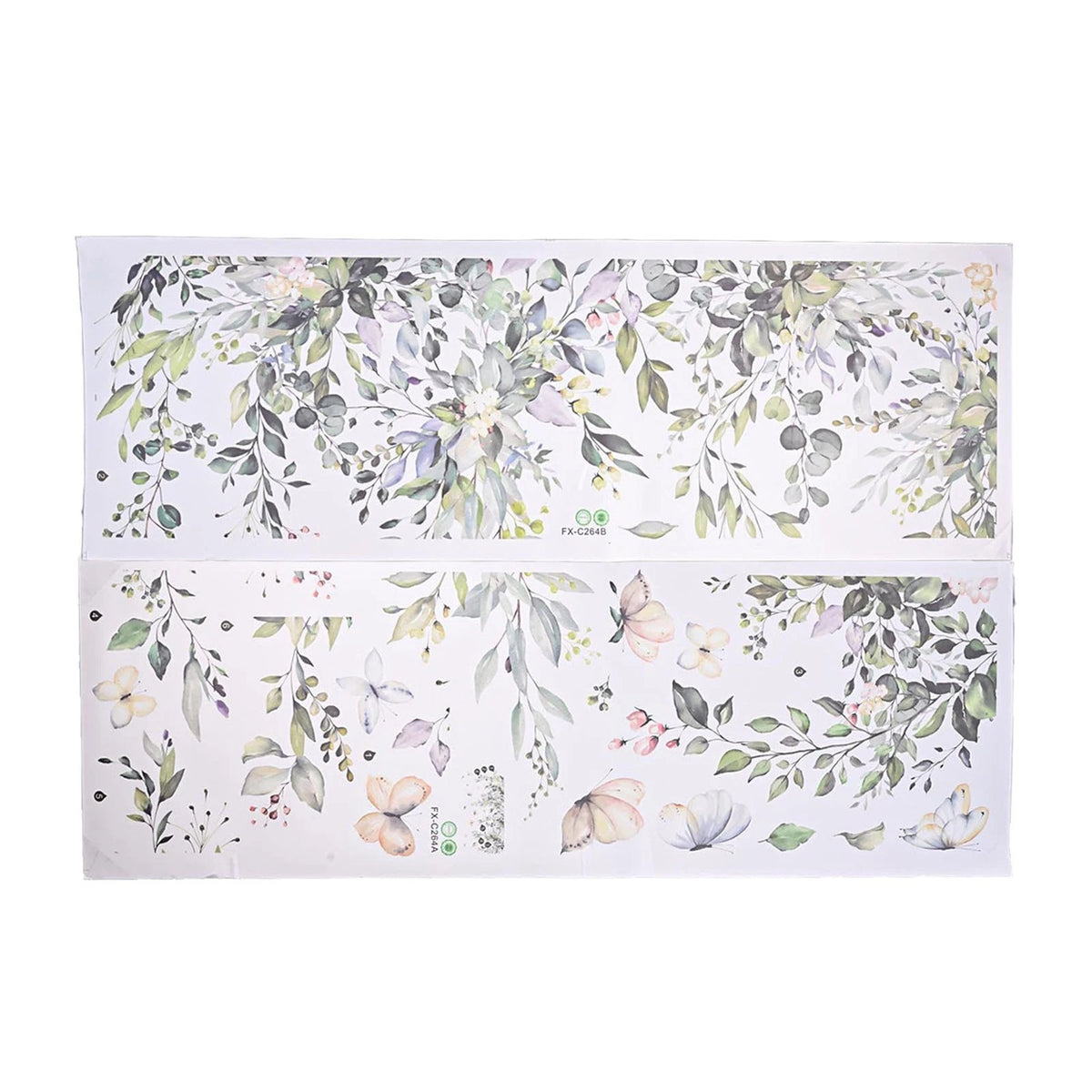 Wall Sticker Decal Flower Butterfly Decor for Office