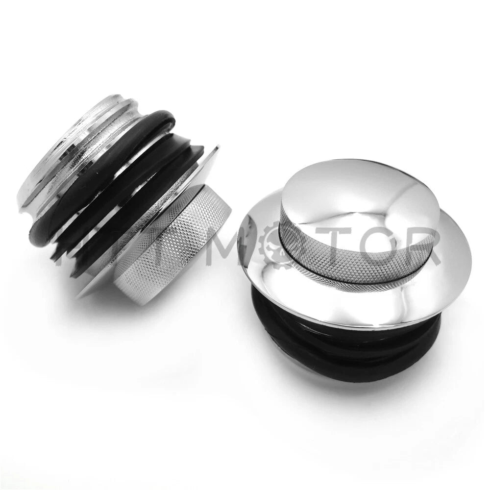 Pop Up Gas Cap Set for Harley Chopper (1982–2010)