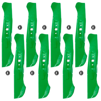 Deck Blades with Nuts for Cub Cadet LTX1045 LTX1046 RZTS46 RZTL46 (46") (2016–2021)