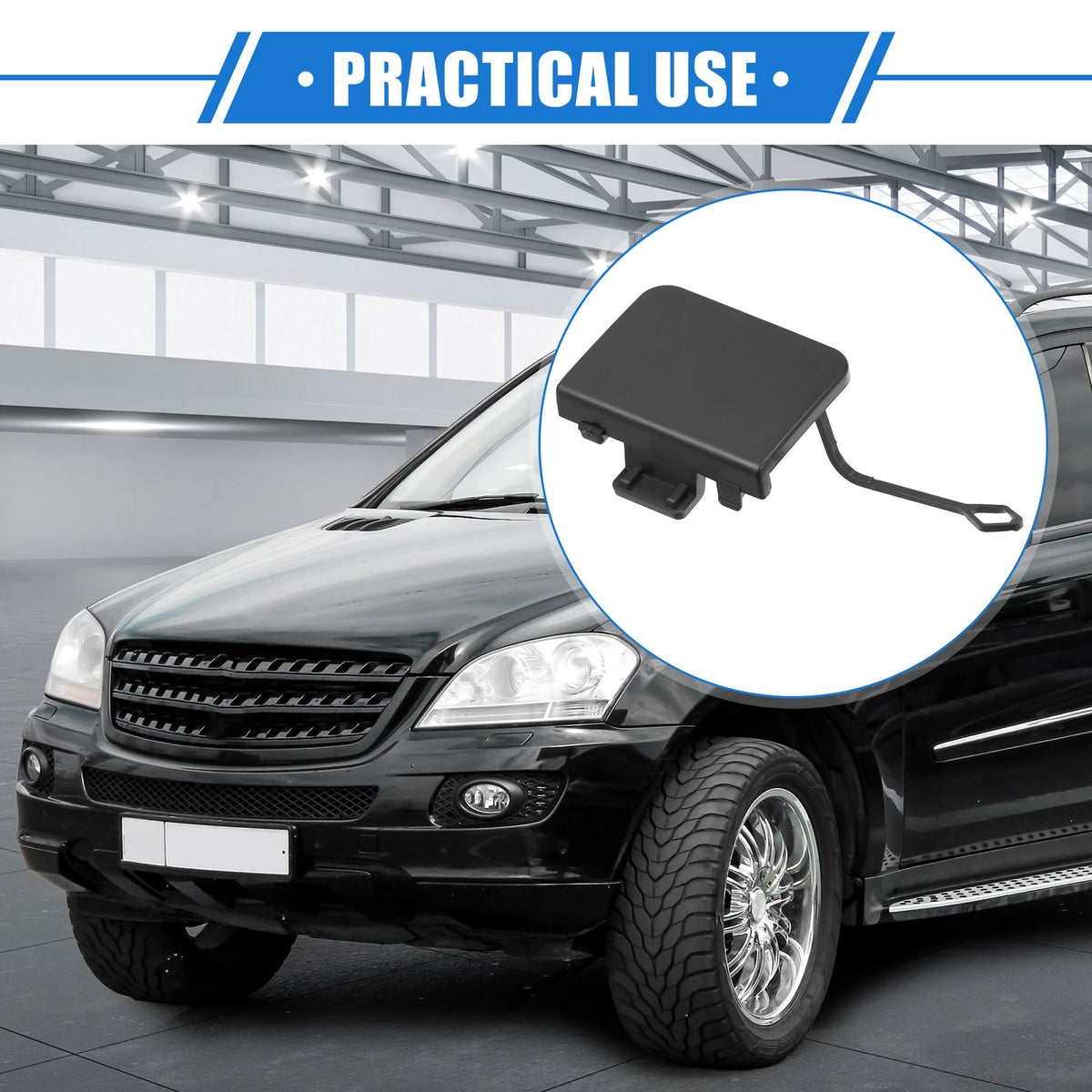 Tow Hook Eye Hole Cover Cap for Mercedes-Benz GL-Class W164 (2007–2012)