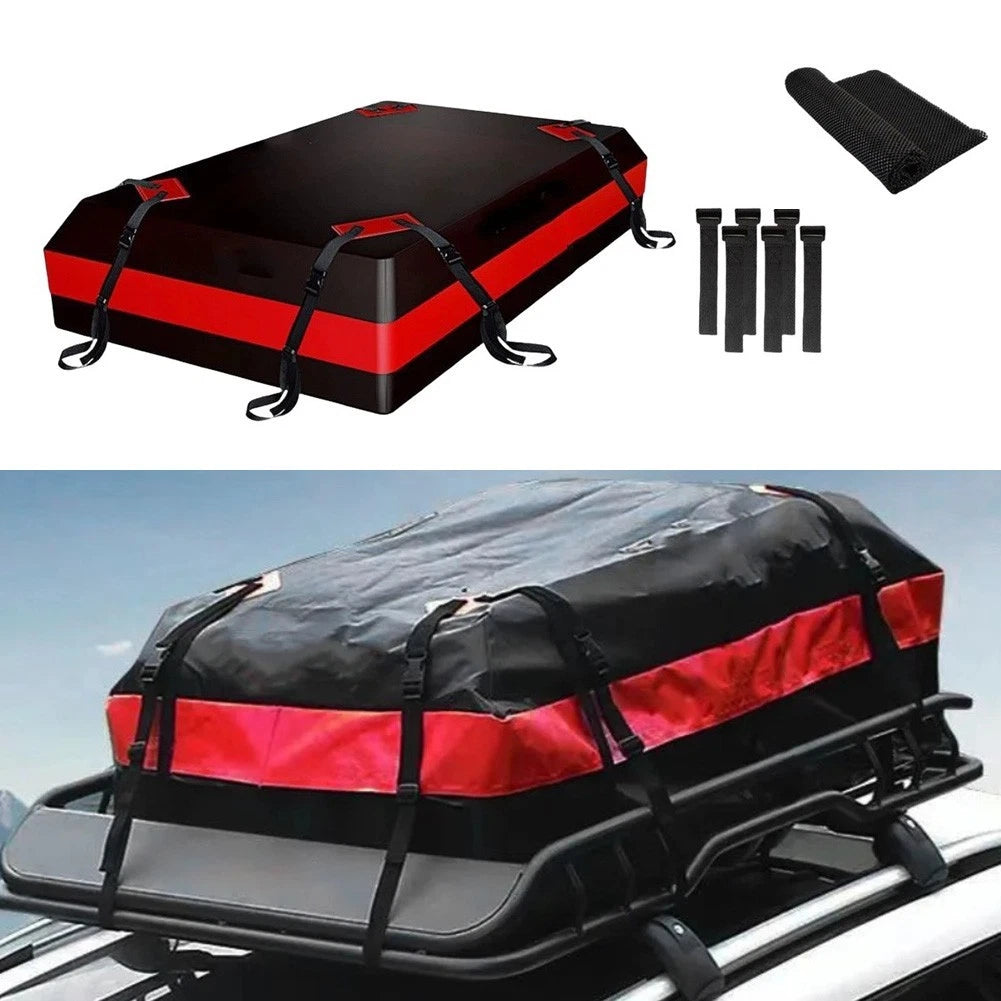 Rooftop Cargo Bag for Universal Fit (112x44x87cm) - Red 420D Fabric