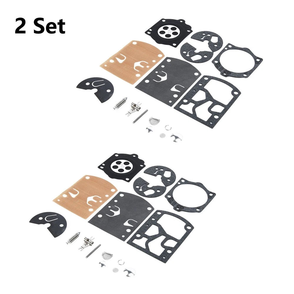 2X Carburetor Gasket Diaphragm Repair Kit for Walbro WB, WB-24, WB-25, WB-32, WB-33
