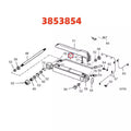 Hydraulic Trim Hose for Volvo Penta SX-C DP-S SX-SLT (3853854 985614 983946 9839469)