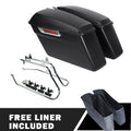 Saddle Bags with Conversion Bracket for Harley Softail Fatboy