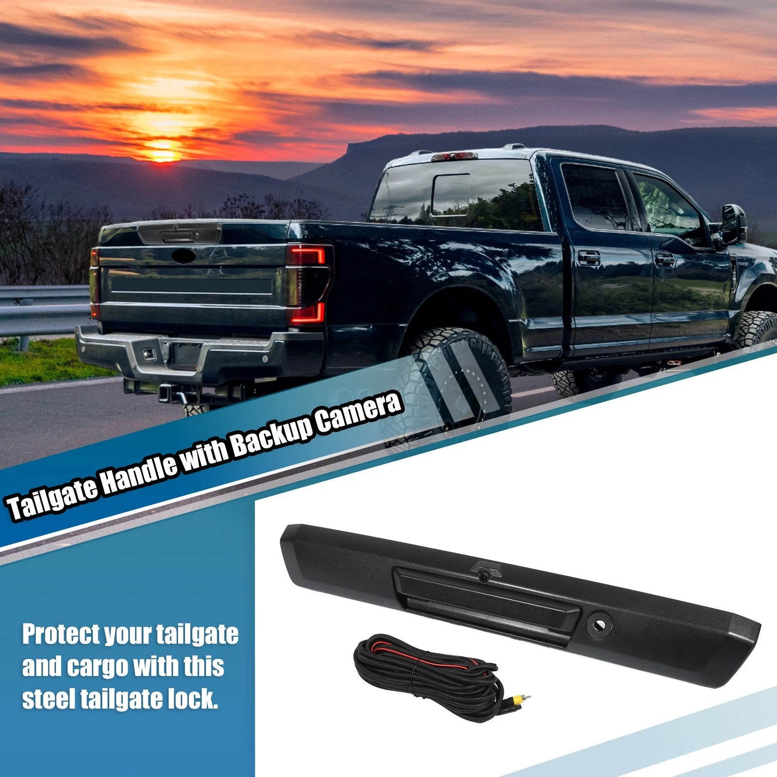 Car Rear Tailgate Handle with Rear View Backup Camera for Ford (2010–2014)