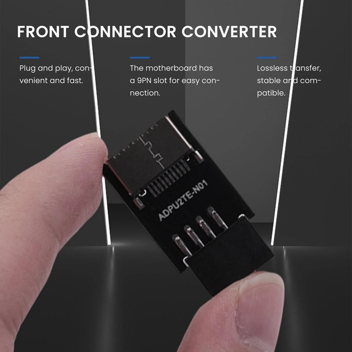 USB 2.0 to Type-C A-Key Connector Adapter for Motherboard