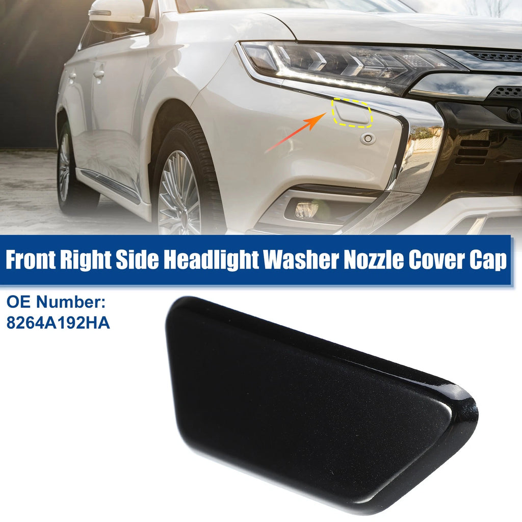 Right Front Headlight Washer Nozzle Cover Replacement for Mitsubishi (2010–2016)