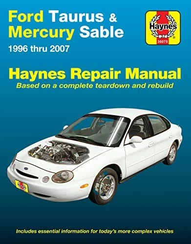 Repair Manual for Ford Taurus & Mercury Sable (1996–2007)