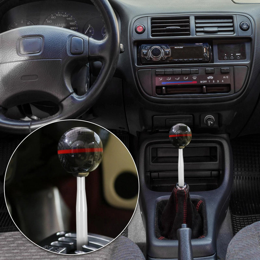 Shift Knob Extender Lever for Honda Civic Fit M10X1.5 Silver Tone (OEM)