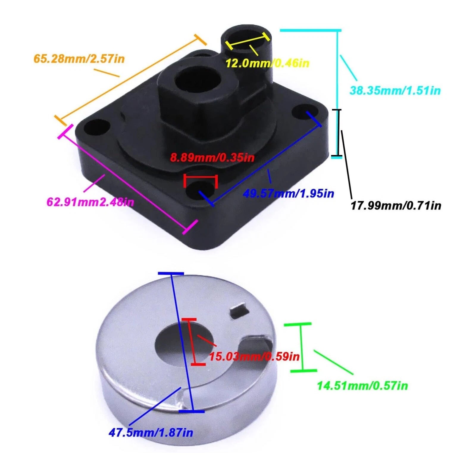 Water Pump Housing Assy & Bowl for Parsun Yamaha (63V-44301-00)