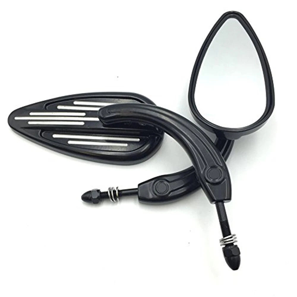 Custom Side Mirrors Set for Harley Softail, Dyna, Sportster
