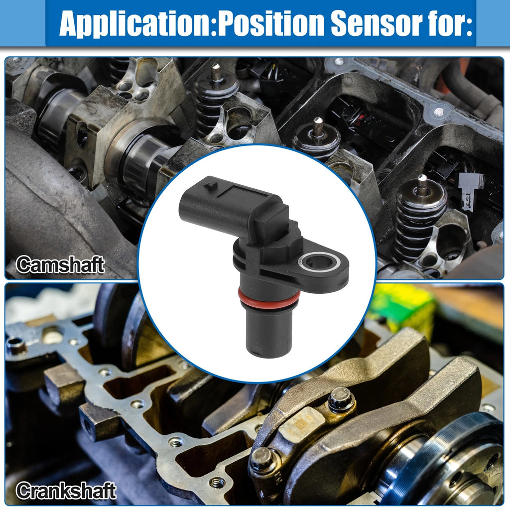 Camshaft Position Sensor 3 Pin for Volkswagen and Audi (2007–2015)