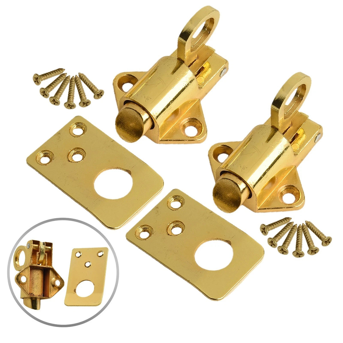 Spring Window Hook for Secure Window and Hatch Closure