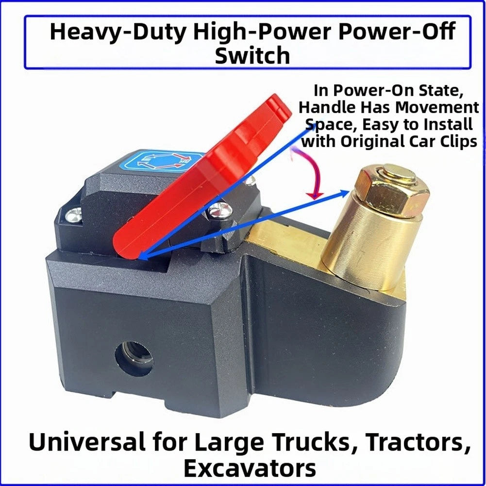 12V 24V Power Off Switch for Trucks Tractors Off Road Vehicles
