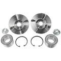 2x Front Wheel Bearing Hubs for Ford Focus (2002–2005) ABS