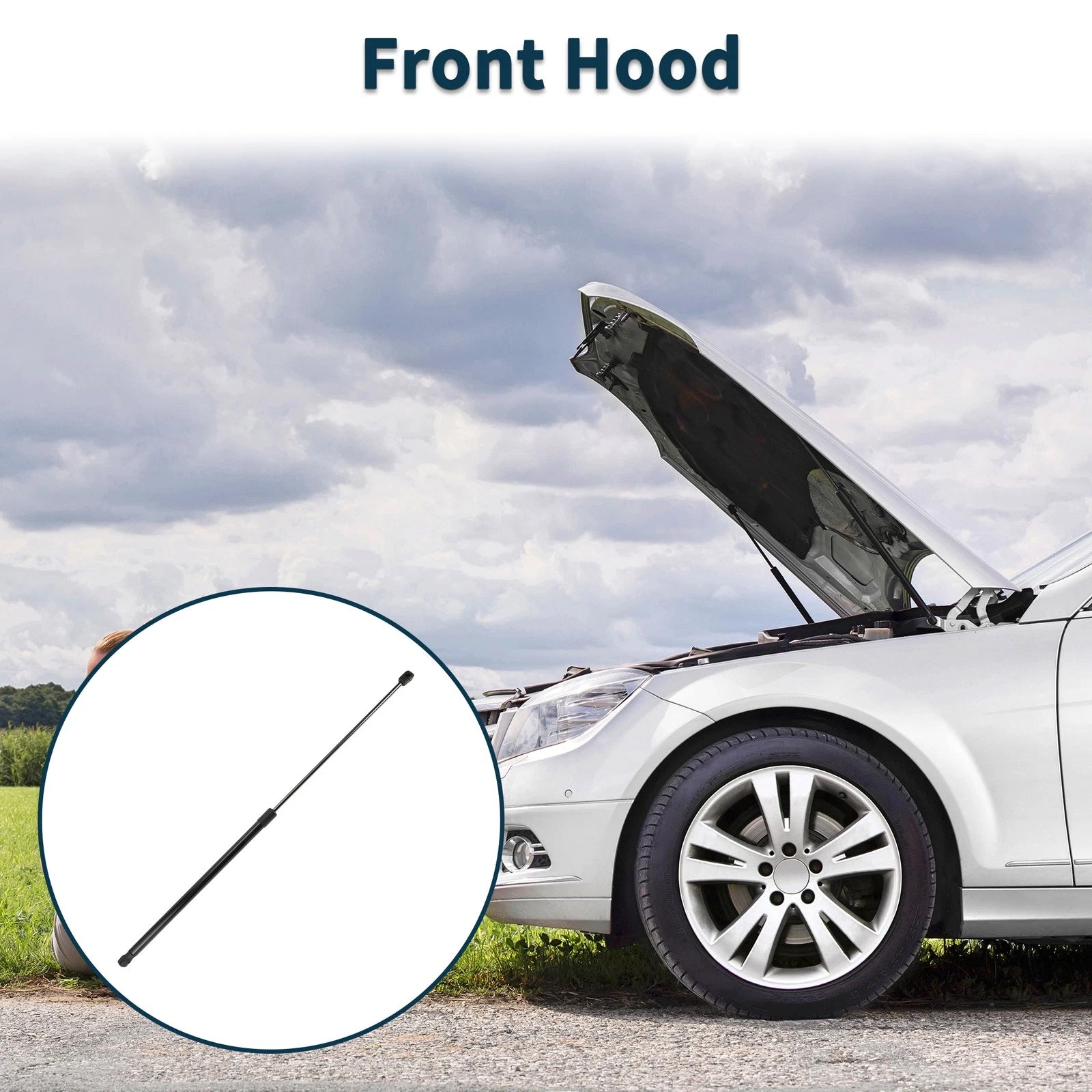 Front Hood Lift Supports Struts Replacement for Hyundai Genesis Coupe (2010–2016)