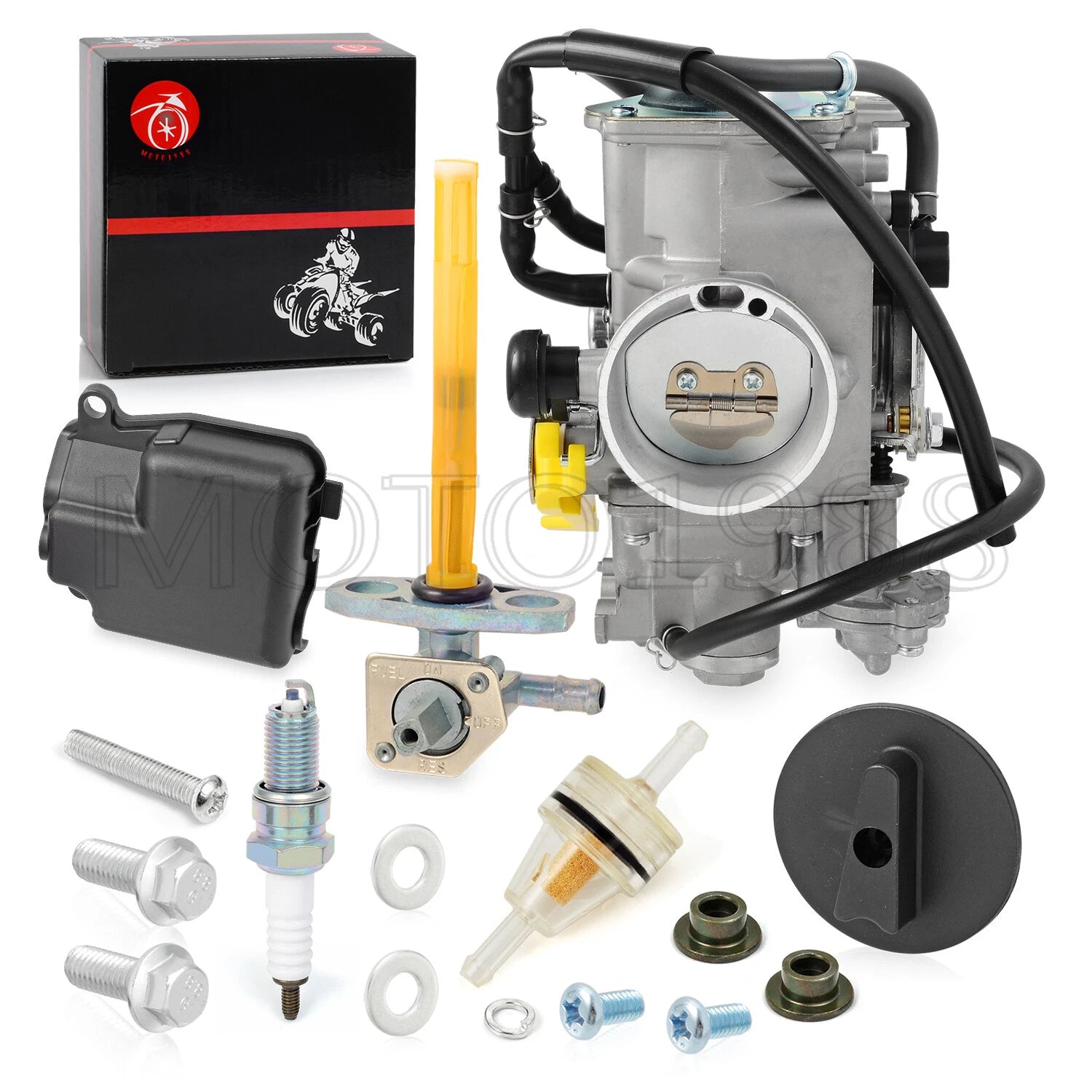 Carburetor for Honda TRX400EX 400X Sportrax (1999–2014) - Fuel Valve Petcock