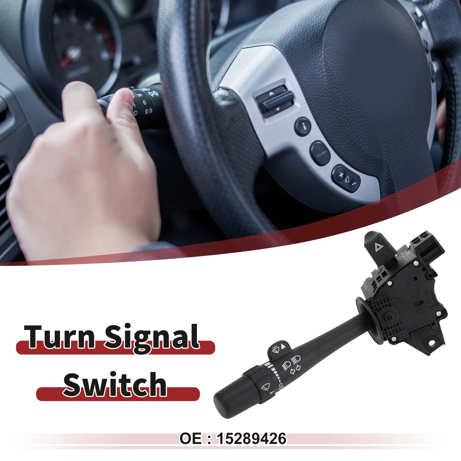 Steering Column Turn Signal Switch Lever Replacement for Chevrolet Monte Carlo (1970–1988)