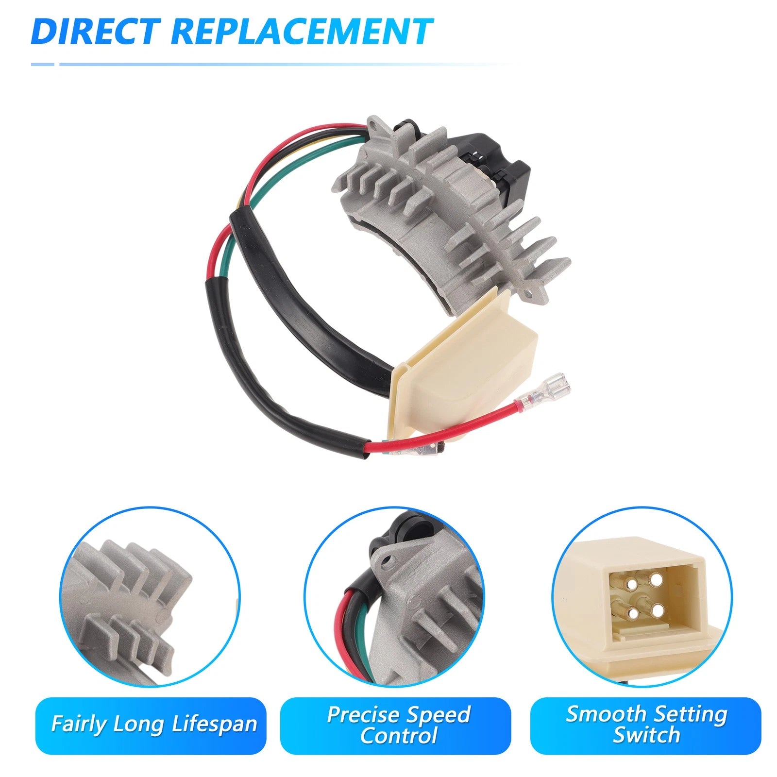 HVAC Blower Motor Resistor for Mercedes Benz C Class W202 (1993–2000)