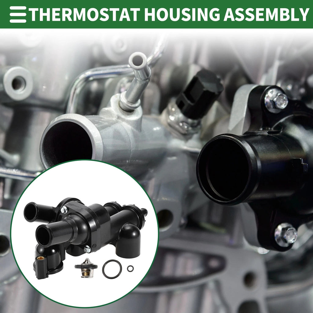 Engine Coolant Thermostat Housing Assembly Replacement for Dodge Journey (2009–2020)