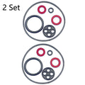 2X Carburetor Bowl Gasket Kit for Honda GX340 GX390 (16010-ZE2-812)