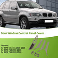 7 Pcs Window Switch Bezel Cover for BMW 5 Series (2010–2016)