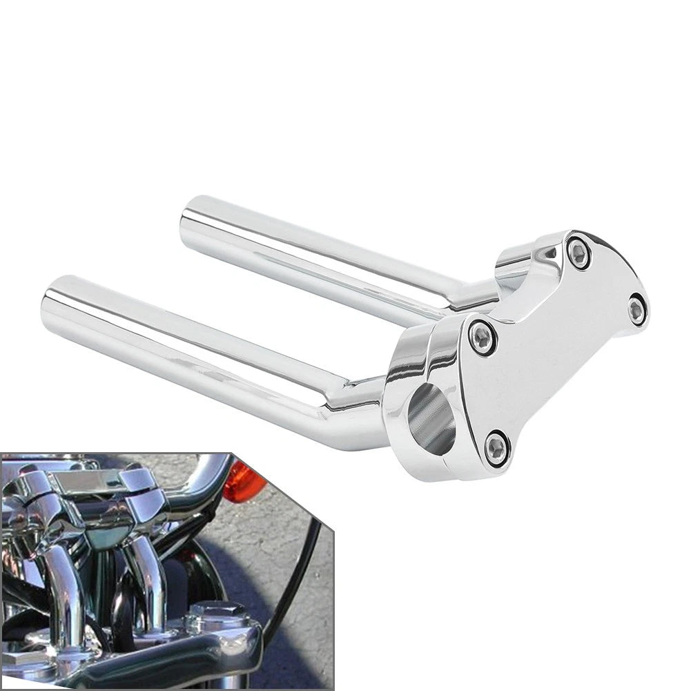 8.5" Pullback Handlebar Riser Top Clamp for Harley Sportster FXD Softail Dyna
