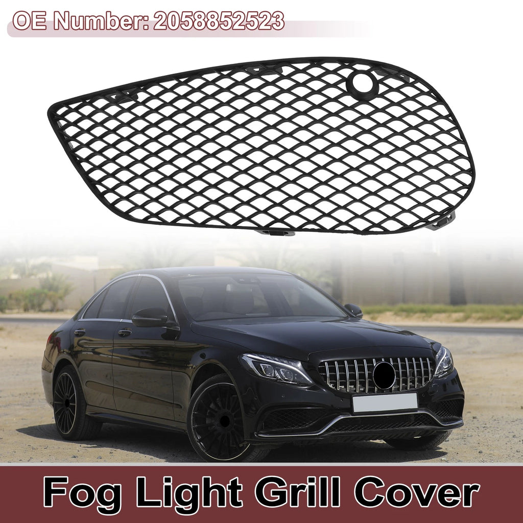 Front Left Fog Light Grill Replacement for Mercedes-Benz C350e (2016–2018)