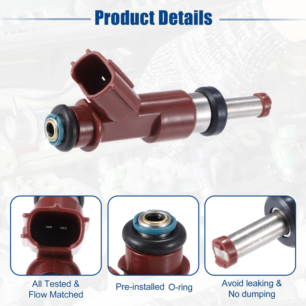 6pcs Fuel Injector Nozzle Replacement for Toyota Avalon 3.5L (2005–2012)