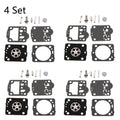 Set of 4 Carburetor Gasket Kit for Husqvarna 235 236 240 435 (2010–2020)