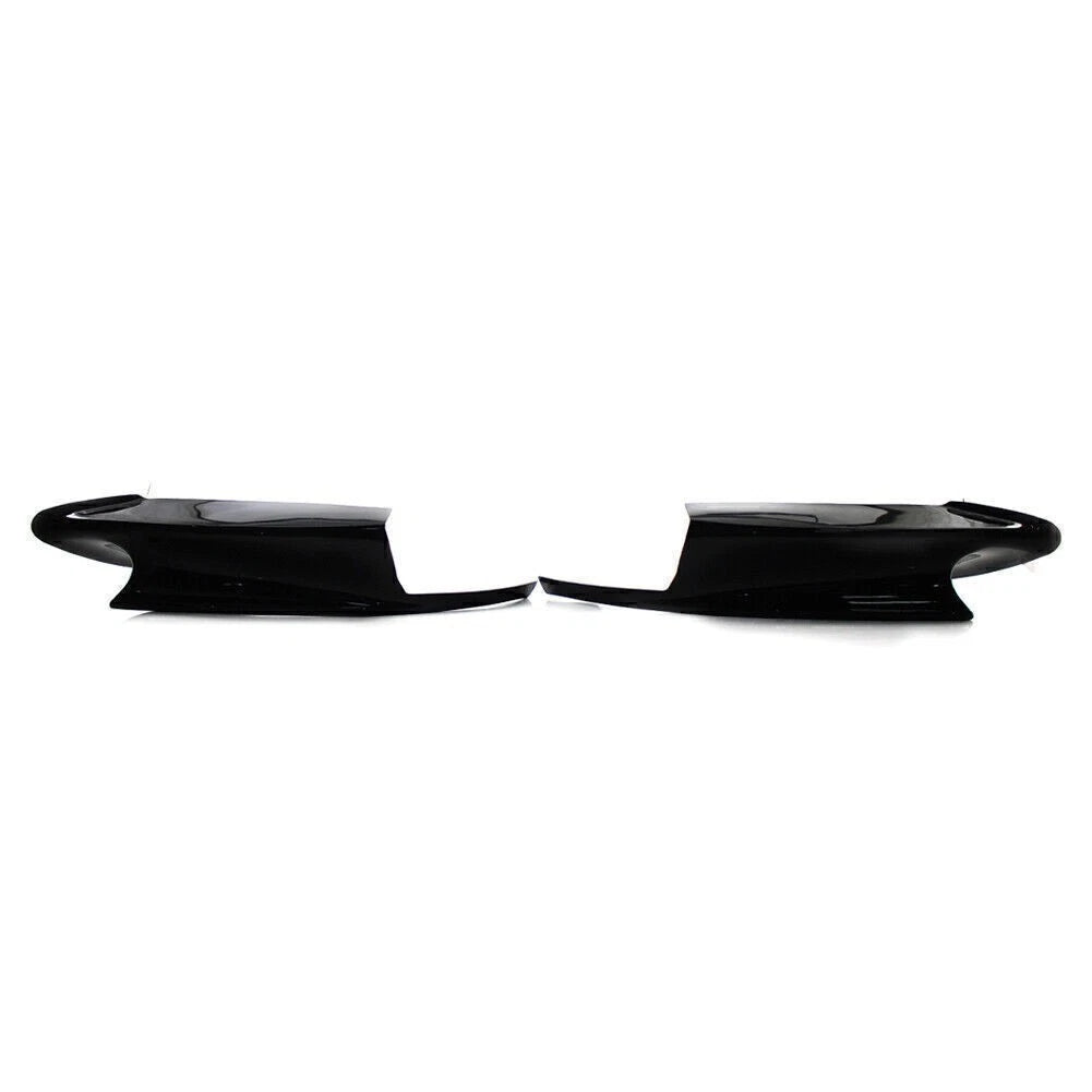 2X Gloss Black Front Bumper Splitters for BMW E92 M3 (2008–2013)