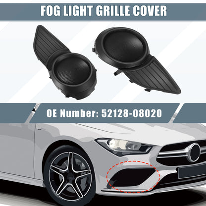 Fog Light Grille Cover Left Right Replacement for Toyota Sienna (2011–2020)