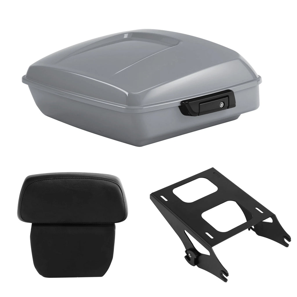 Chopped Trunk Backrest Mount Rack for Harley Road Glide (2014–2026)