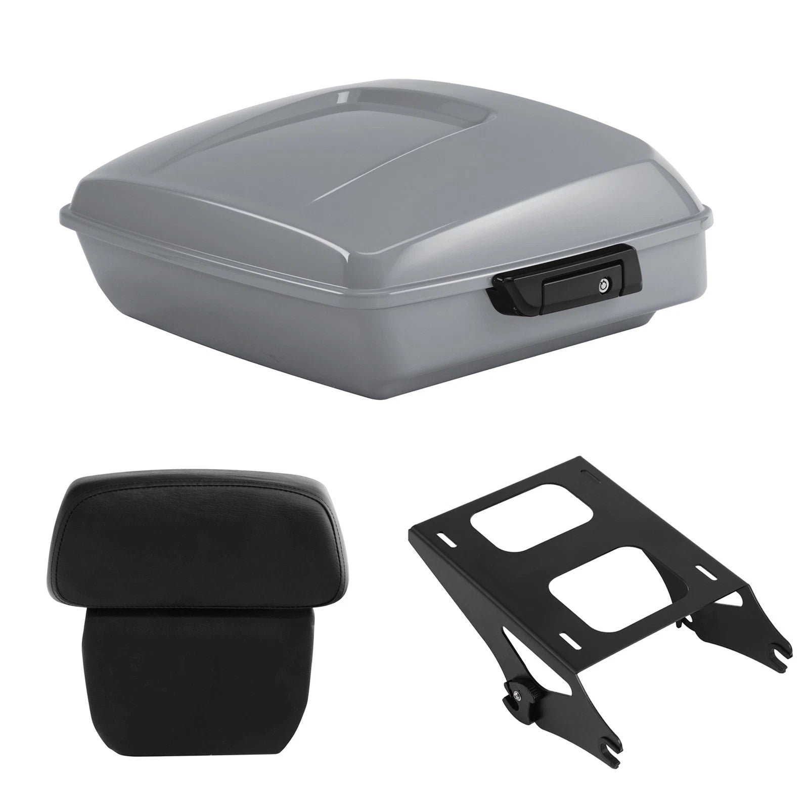 Chopped Trunk Backrest Mount Rack for Harley Road Glide (2014–2026)