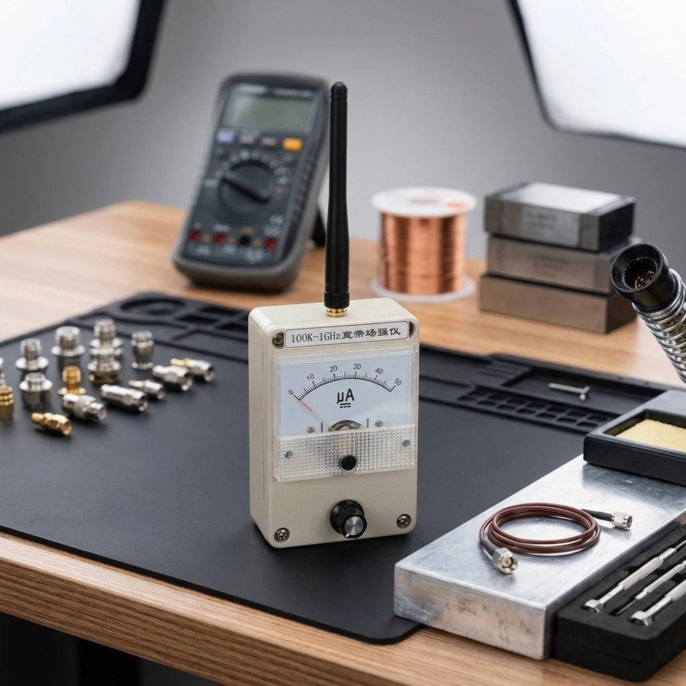 RF Field Strength Meter for Auto Damping Protection (100kHz-1GHz)
