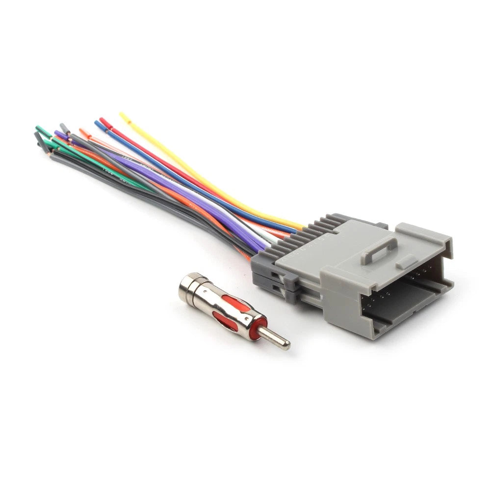 Radio Adapter Wiring Harness Kit with Antenna Adapter for Chevrolet