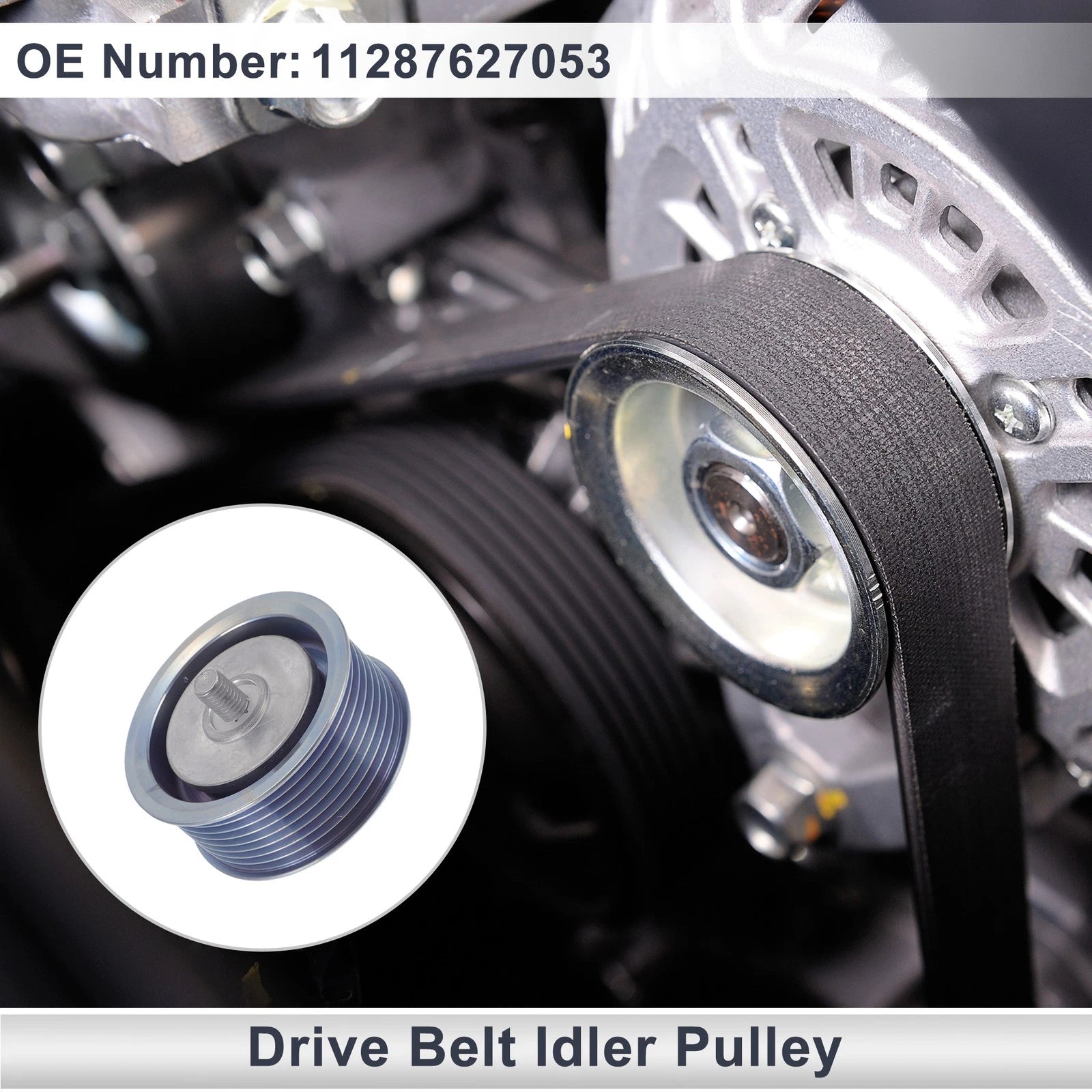 Drive Belt Idler Pulley Replacement for BMW X6 (2008–2011) 11287627053