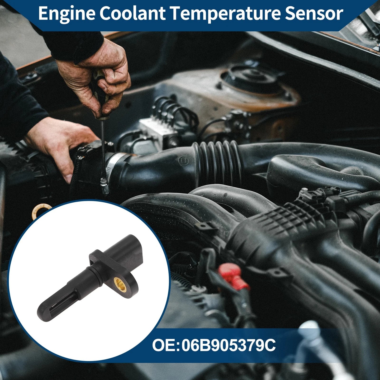 Engine Coolant Temperature Sensor Replacement for Audi A6 C7 (2011–2018)